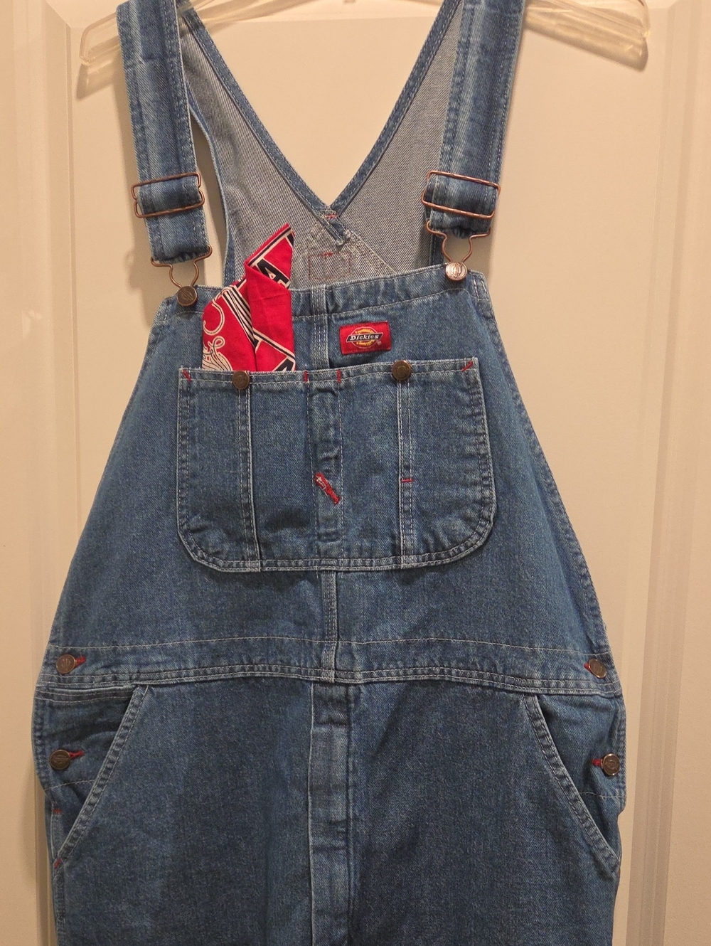 Dickies Mens Blue Denim Overalls